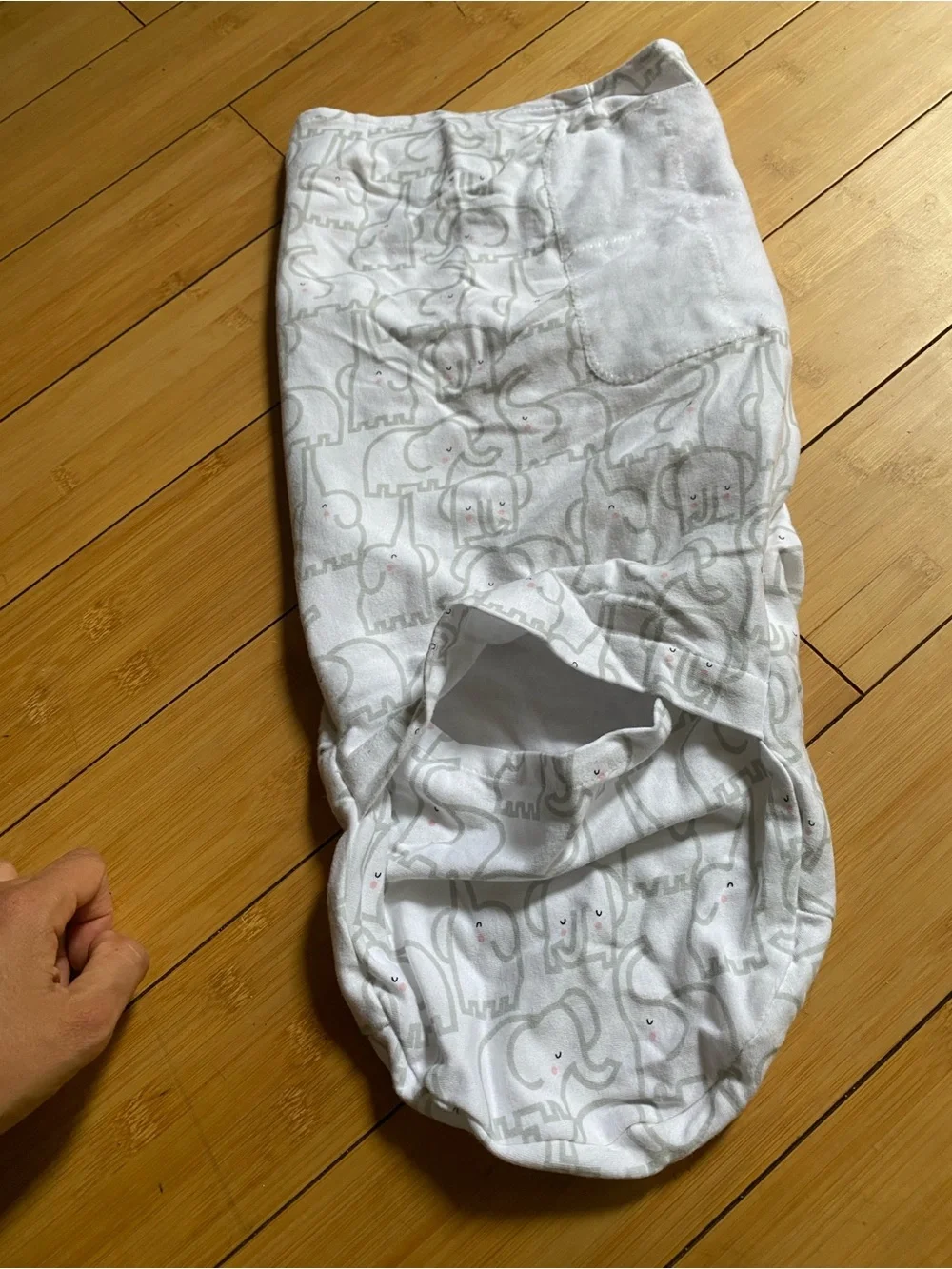 SwaddleMe Baby Swaddle in Light Gray Elephant Print
